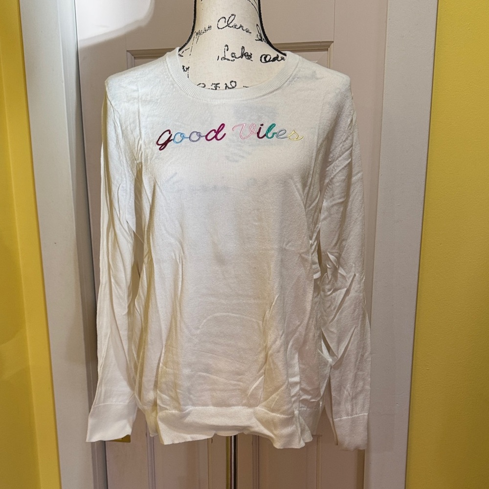 GAP White Knit Sweater